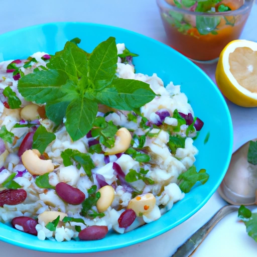Cauliflower Bean and Rice Salad