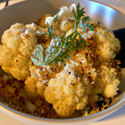 Cauliflower with Butter and Breadcrumbs