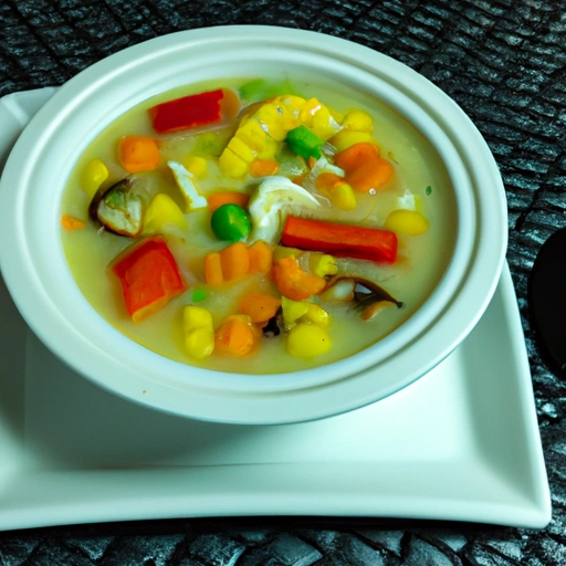 Niebiańska zupa warzywna