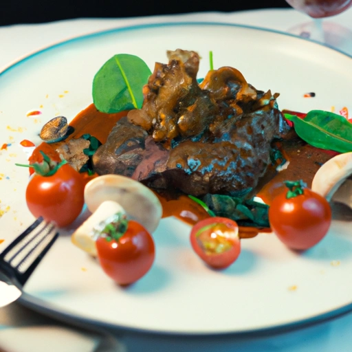 Chargrilled Lamb Rumps with Spiced Tomato Jus