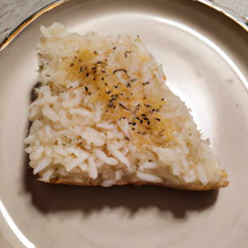 Tani i prosty kanapka z ryżem
