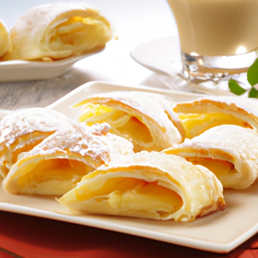 Cheese-filled Pastry Slices