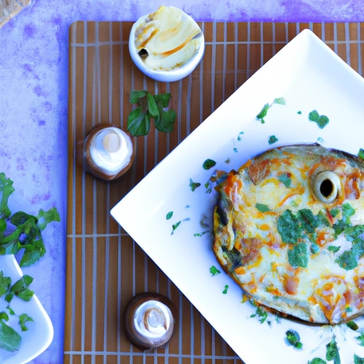 Cheese-topped Scalloped Eggplant