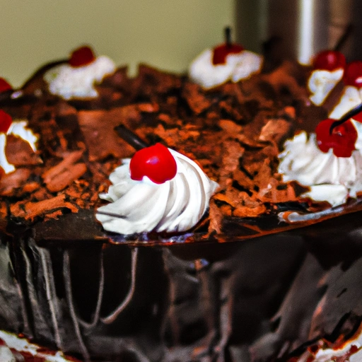 Cherry-glazed Chocolate Torte