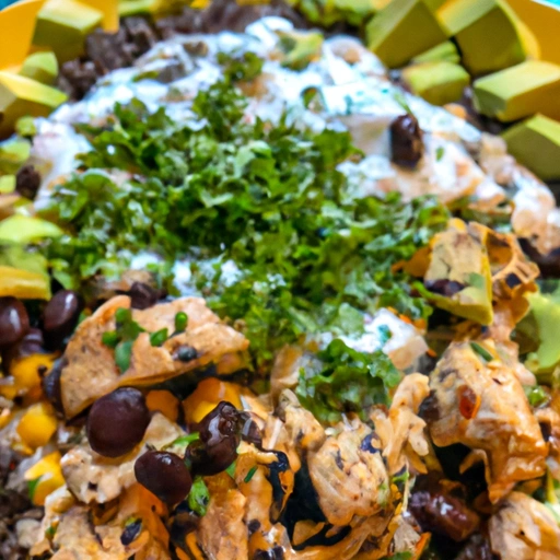 Chicken and Black Beans and Rice