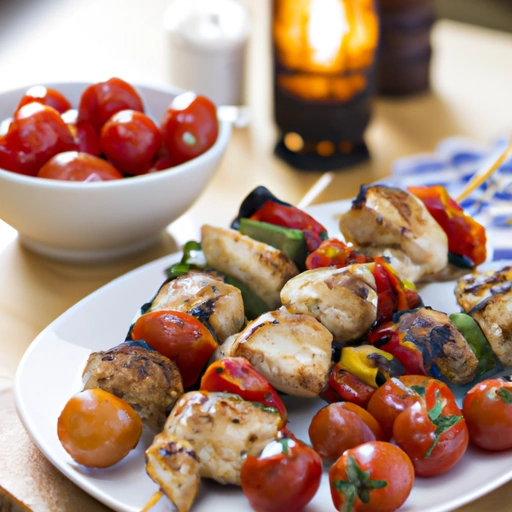 Chicken and Cherry Tomato Kebobs