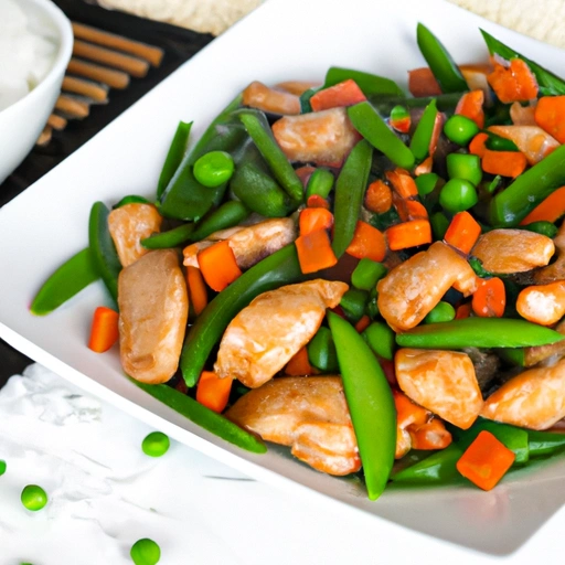 Chicken and Pea Pod Stir-fry