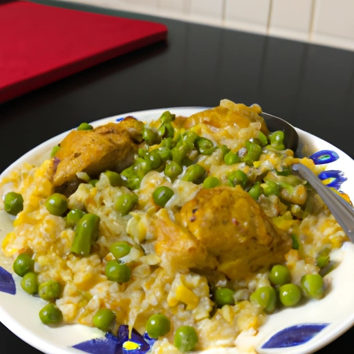 Chicken and Peas Pilaf