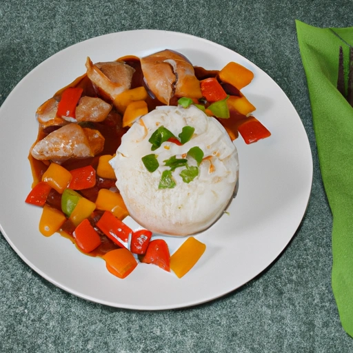 Chicken Mandarin with Rice
