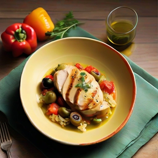Chicken Sauté with Olive Sauce