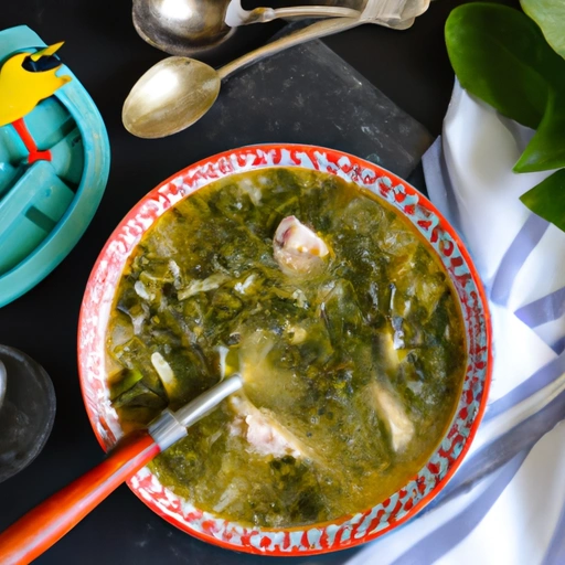 Chicken Soup with Fennel and Spinach