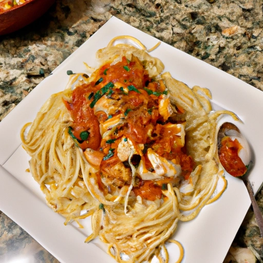 Chicken Spaghetti Dinner