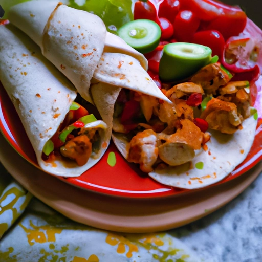 Chicken Tomato Wraps