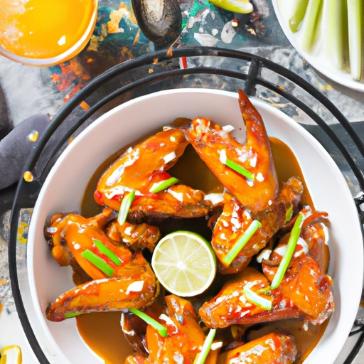 Chicken Wings in Peanut Sauce