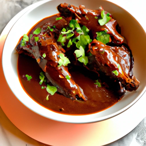 Chicken Wings with Easy Mole Sauce