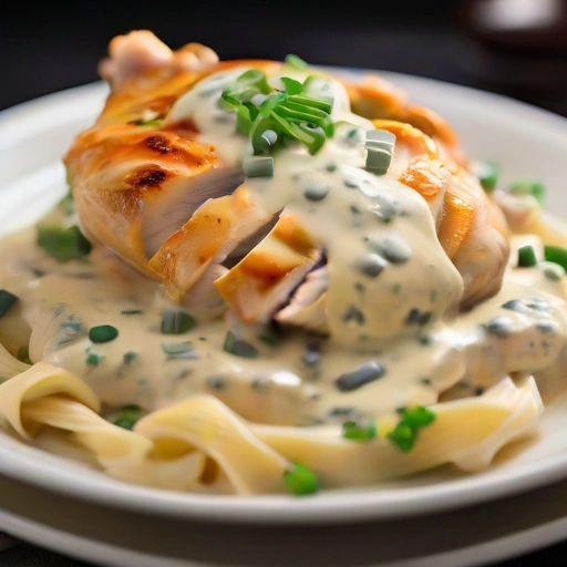 Chicken with Creamy Chive Sauce