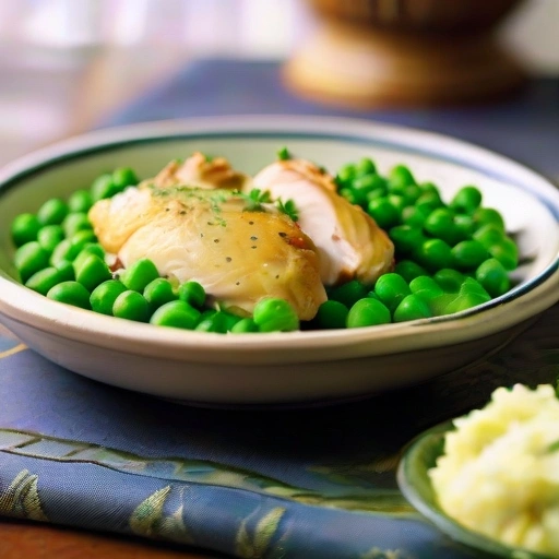 Chicken with Green Peas