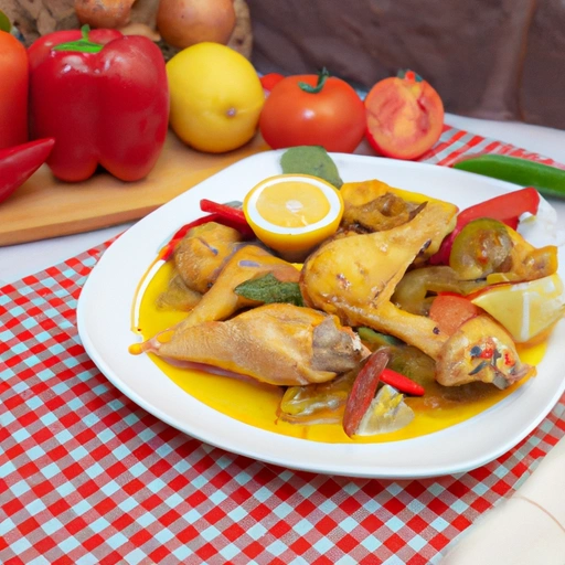 Chicken with Lemon and Peppers