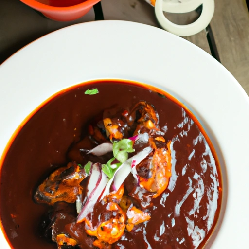 Chicken with Red Mole Sauce