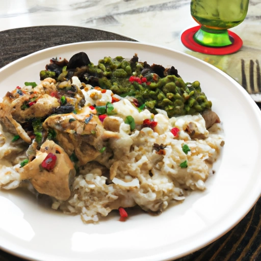 Chicken with Rice and Peas