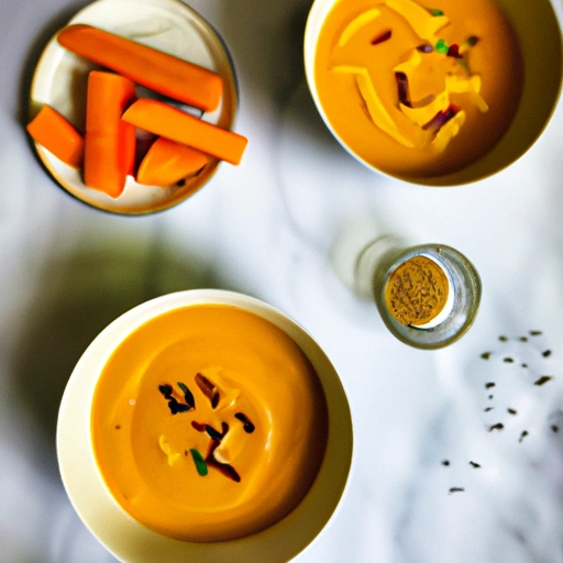 Chilled Carrot and Mango Soup