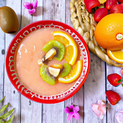 Chilled Rhubarb Soup