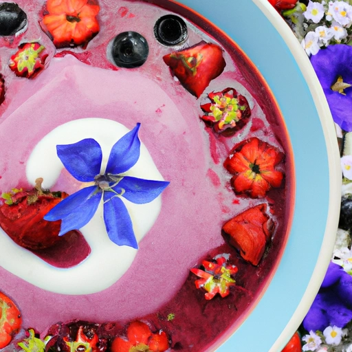 Chilled Tri-Berry Soup