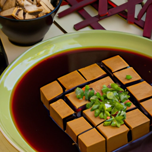 Chinese Bean Sauce with Tofu