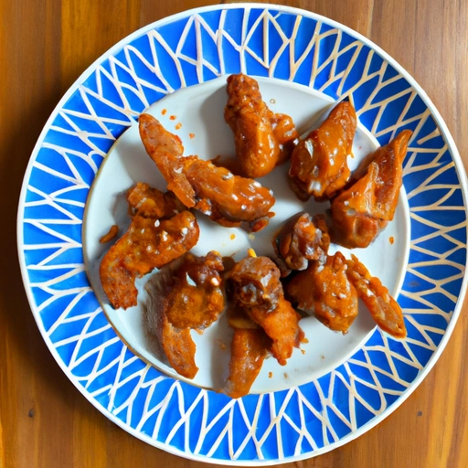 Chińskie skrzydełka z kurczaka smażone