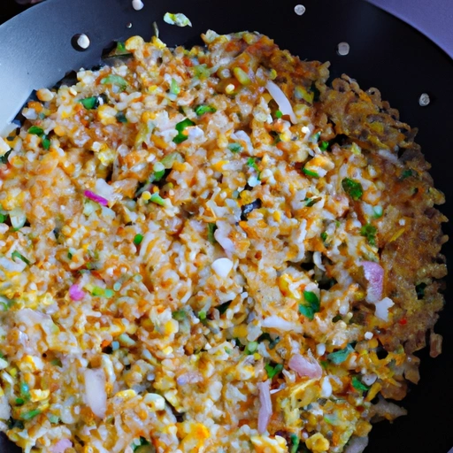 Chińskie danie: smażony ryż