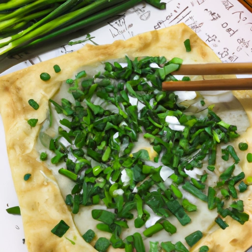 Chinese-style Pancake with Green Onion