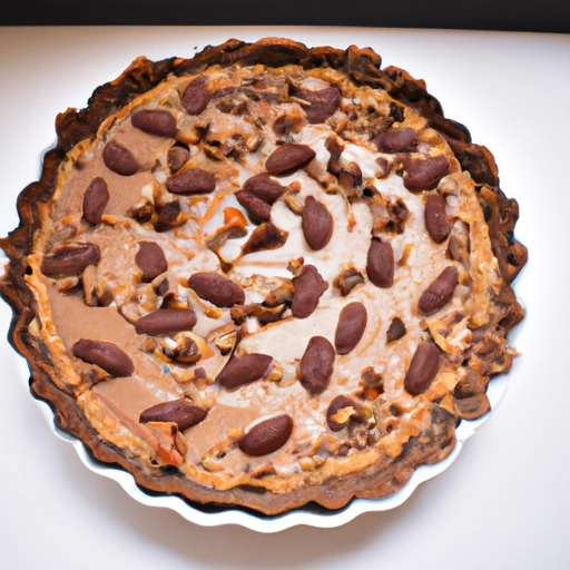 Chocolate and Peanut Butter Praline Pie