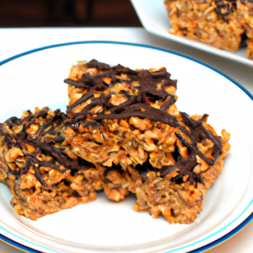 Chocolate and Peanut Butter Rice Treats
