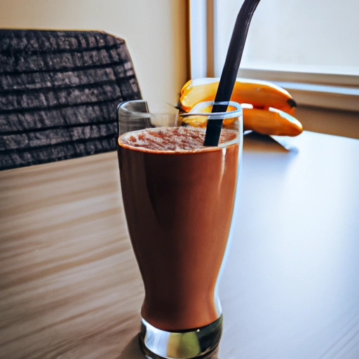 Chocolate-banana shake
