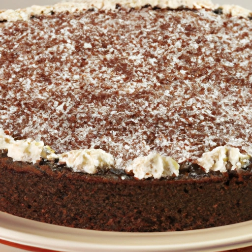 Tort czekoladowy na Paschę z kremem
