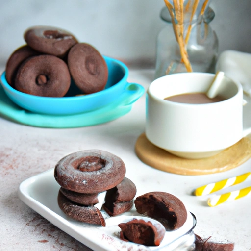 Chocolate dunking cookies