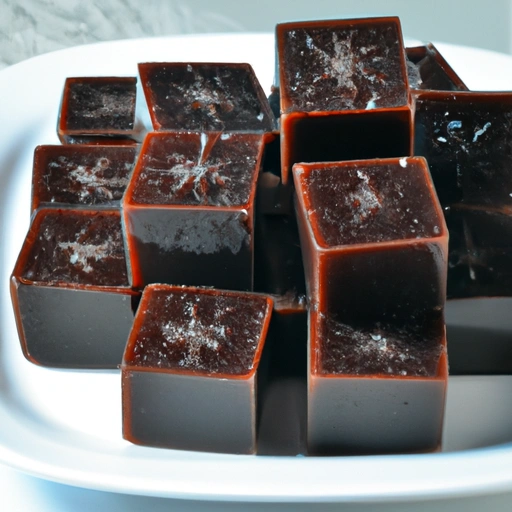 Chocolate Gelatin Squares