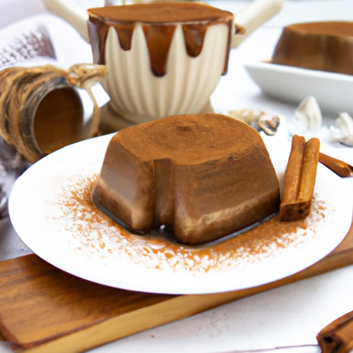 Pudding z czekoladą i syropem klonowym z tofu