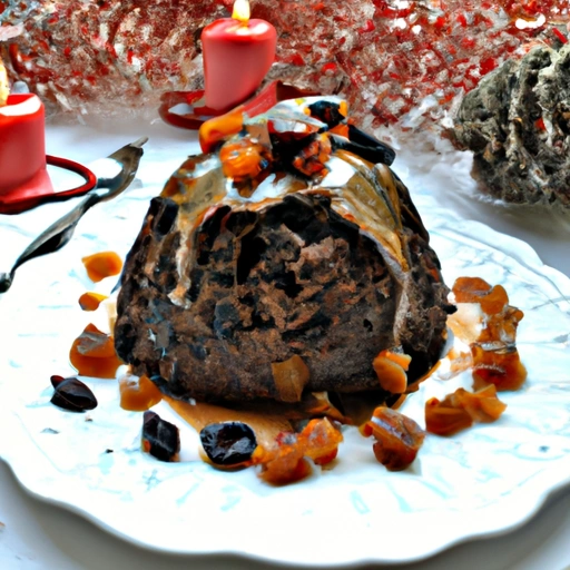 Bożonarodzeniowy pudding śliwkowy