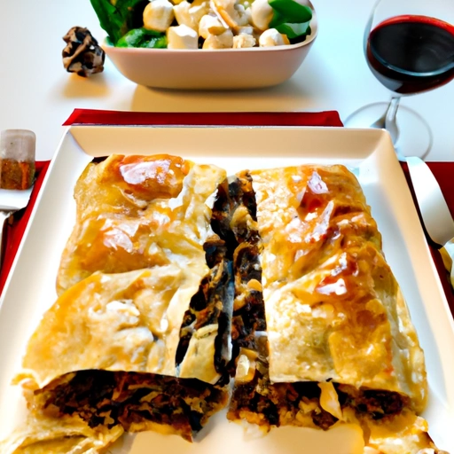 Christmas Savoury Strudel