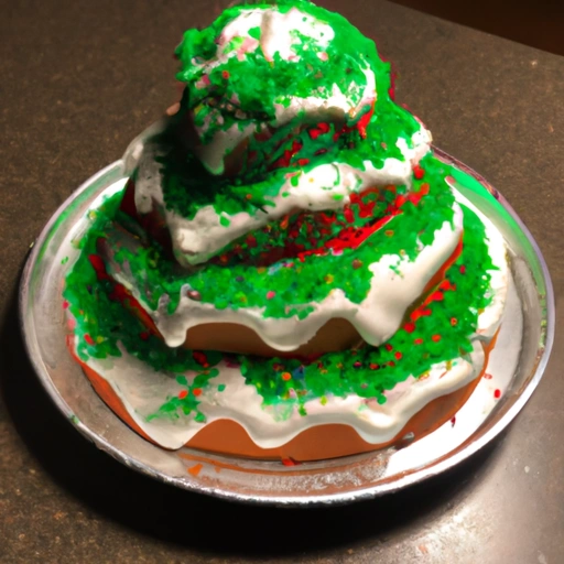 Christmas Tree Cake
