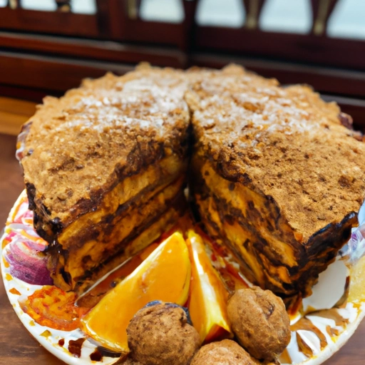 Cinnamon-Apple-Apricot Cake for Passover