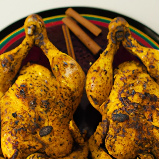 Cinnamon roasted hens