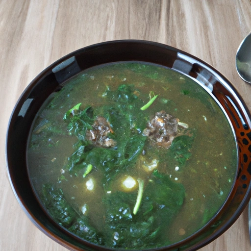 Clear Spinach Soup