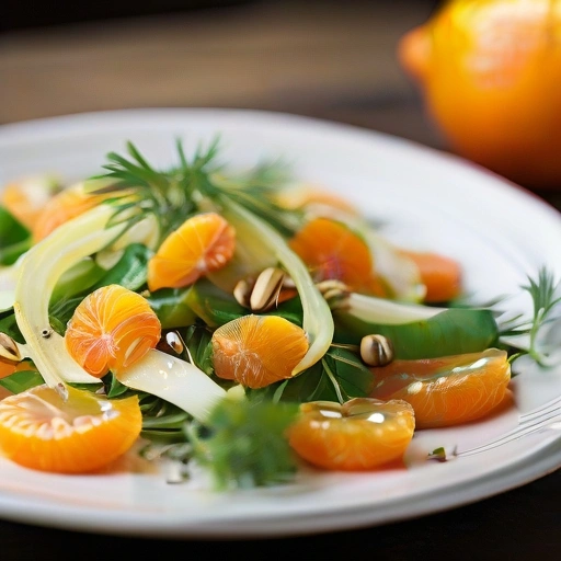 Clementine-Fennel Salad with Clementine Vinaigrette