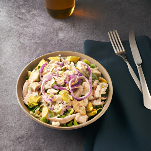 Clubhouse Chicken Salad with Honey Mustard Dressing