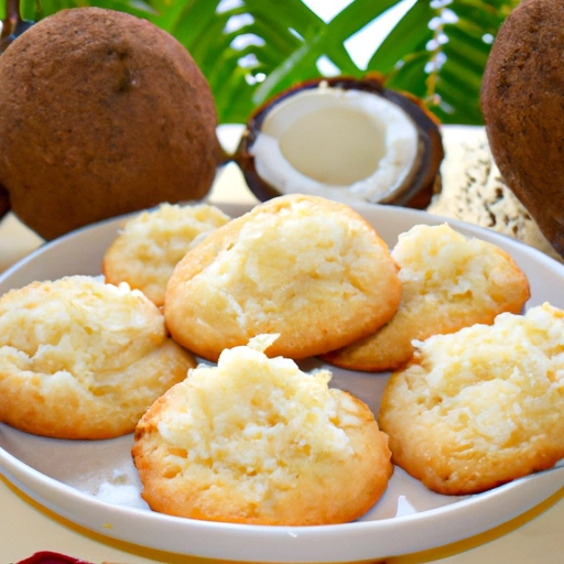 Ciasteczka z kremem kokosowym