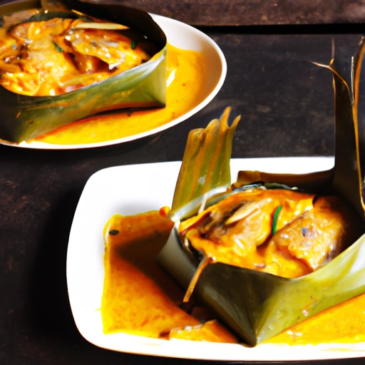 Coconut Fish Curry Parcels