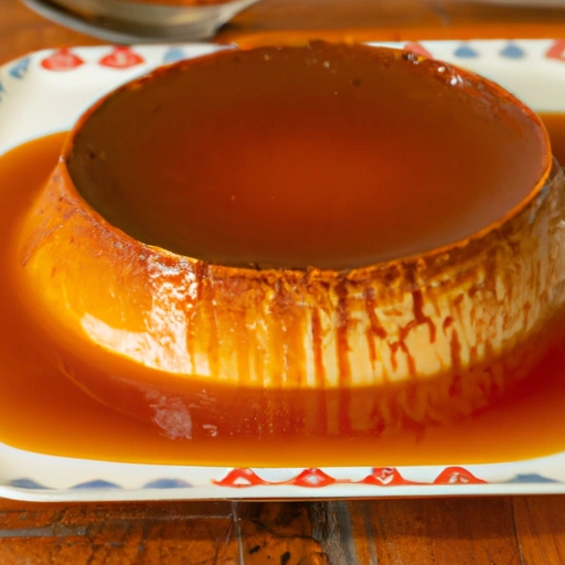 Coconut Flan with Caramel