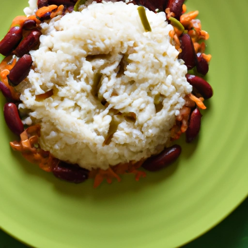 Coconut Rice with Beans